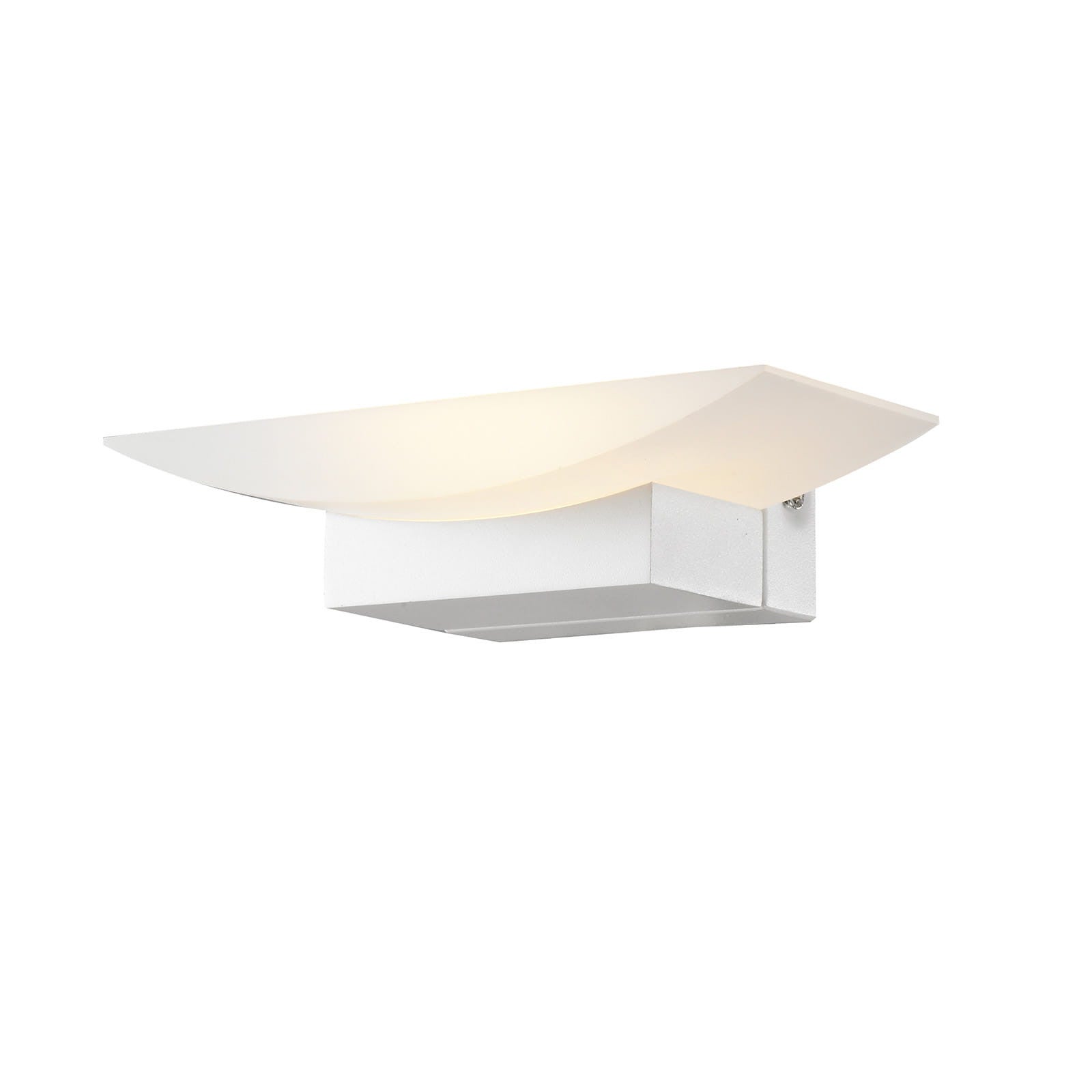 Kinkiet ścienny Esma biały LED 6W 3000K 420lm styl nowoczesny wym: 6 x 20 x 11 cm akryl IP20 Italux