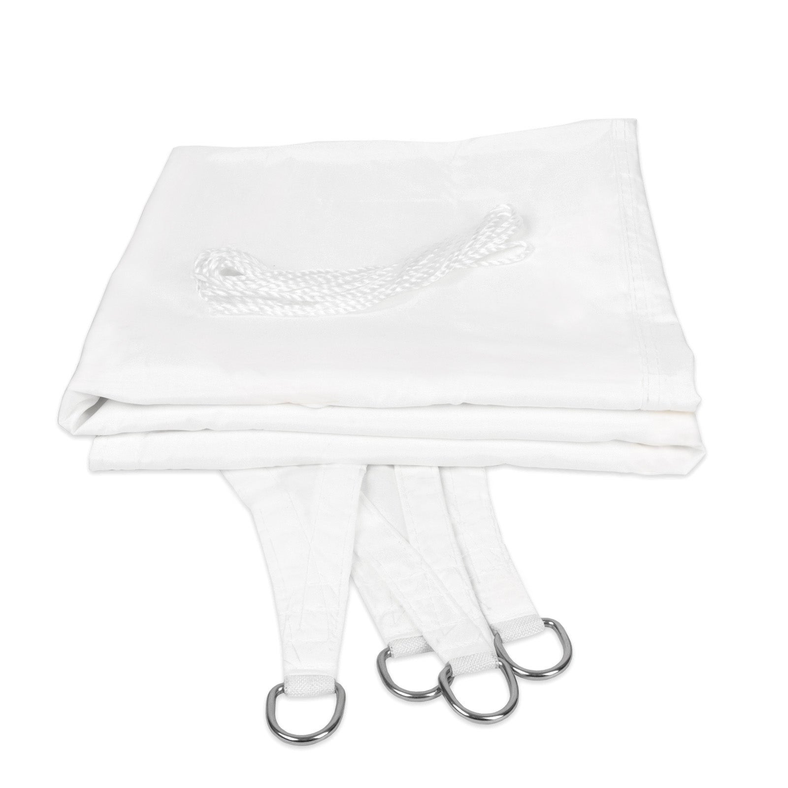 Voile d'ombrage Hydrofuge, Blanc, 5 x 5 x 5 m - 5