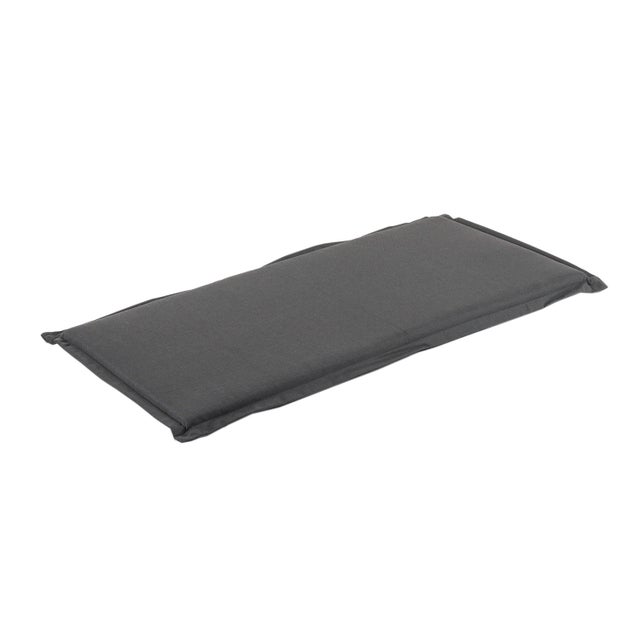 Cojín para banco de exterior en color gris con tejido duradero
