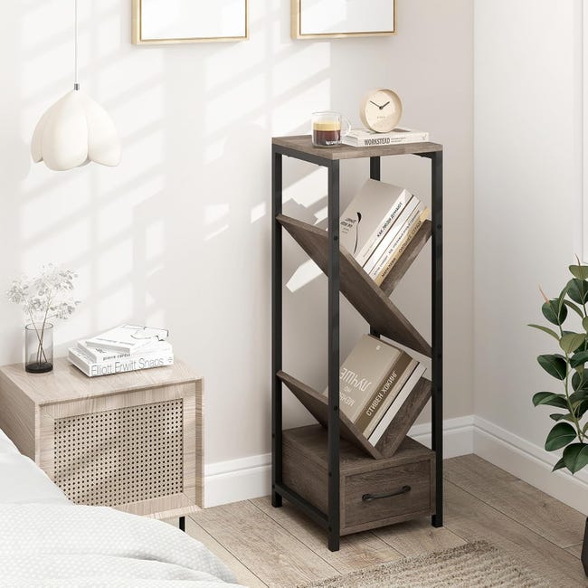 Libreria albero, Scaffale in piedi creativo, libreria in piedi, ripiano a forma di albero per camera da letto, soggiorno e home office (Colo Libreria albero, Scaffale in piedi creativo, libreria in piedi, ripiano a forma di albero per camera da letto, soggiorno e home office (Colo