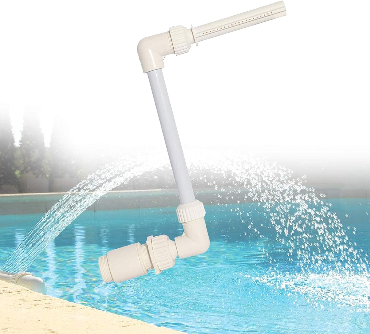 Fontanna kaskadowa, fontanna kaskadowa, wspornik fontanny 3,8 cm do dysz powrotnych naziemnych i nadziemnych.