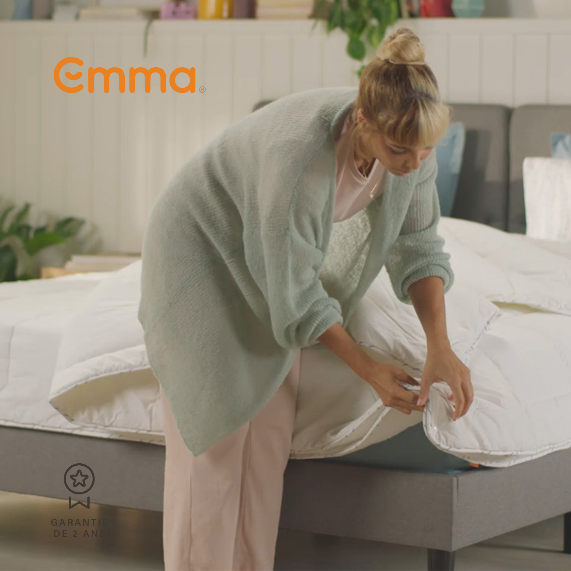 EMMA | Couette 4 Saisons 200x200 cm | Douce - Respirante | 2 Couettes Amovibles | Adaptable Toutes Saisons 3en1 | Lavable en Machine - 7