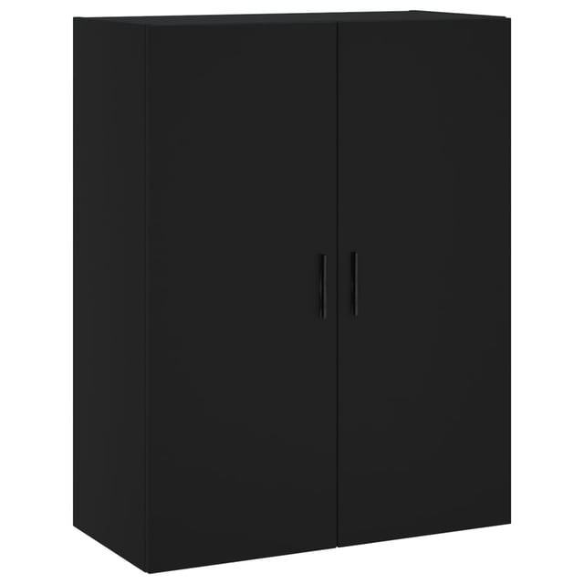 Armoire murale | Armoire de rangement | Armoire suspendue noir 69,5x34x90 cm891110