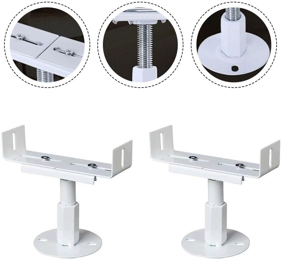 2 soportes para radiador, resistentes a la niebla salina, regulables en altura (11-16 cm), adecuados para uso doméstico - 6