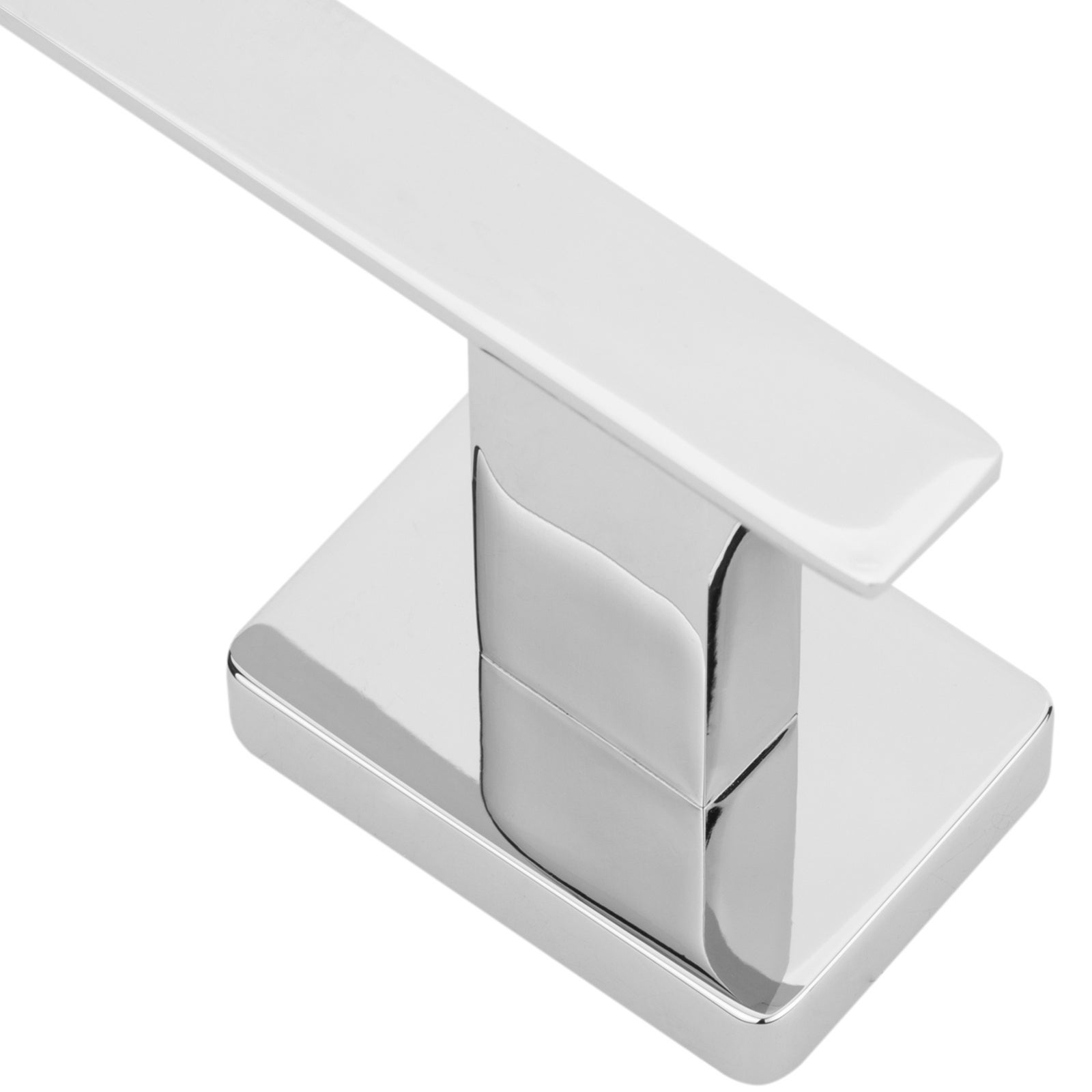 Barra cromata portasciugamani per accessori da bagno 45 cm - 4