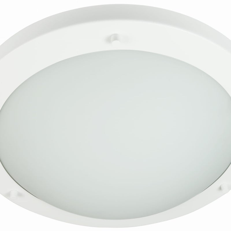 Plafon Aquila okrągły biały LED 10W 6500K 450lm wym: 9 x 31 cm IP44 szkło Candellux