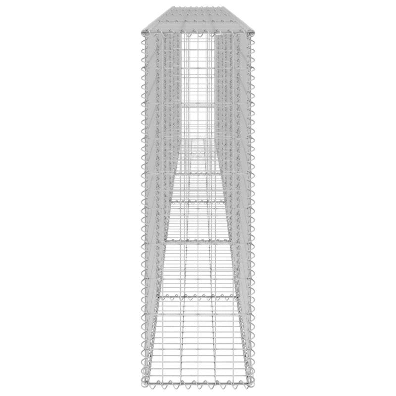 Muro de gaviones con cubiertas acero galvanizado 300x30x100 cm vidaXL - 4