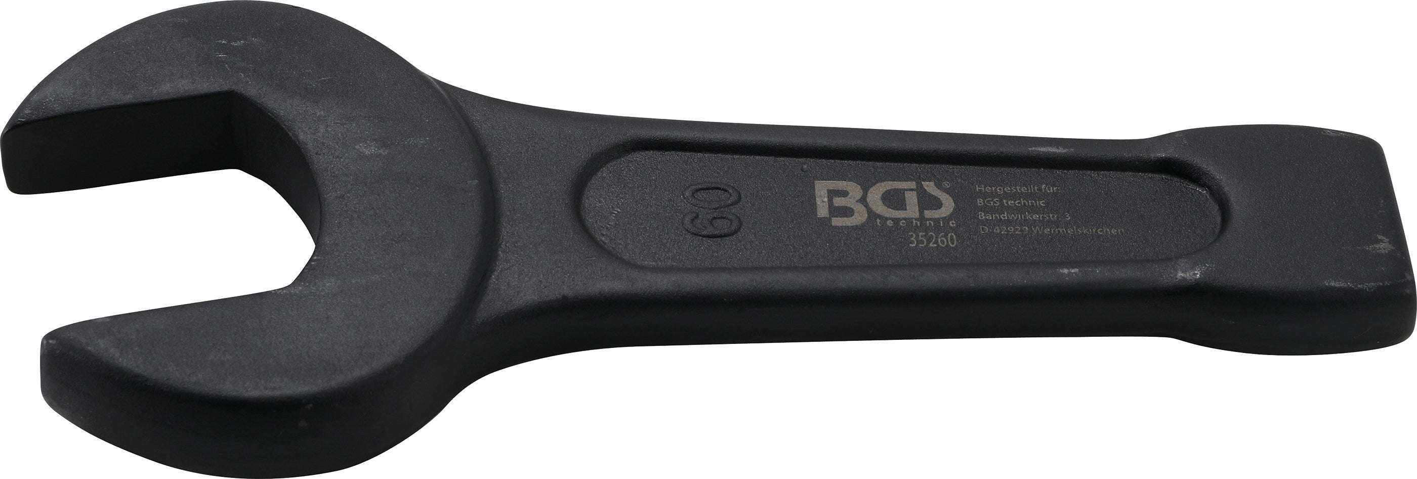 BGS Klucz płasko-oczkowy SW 60 mm - 35260