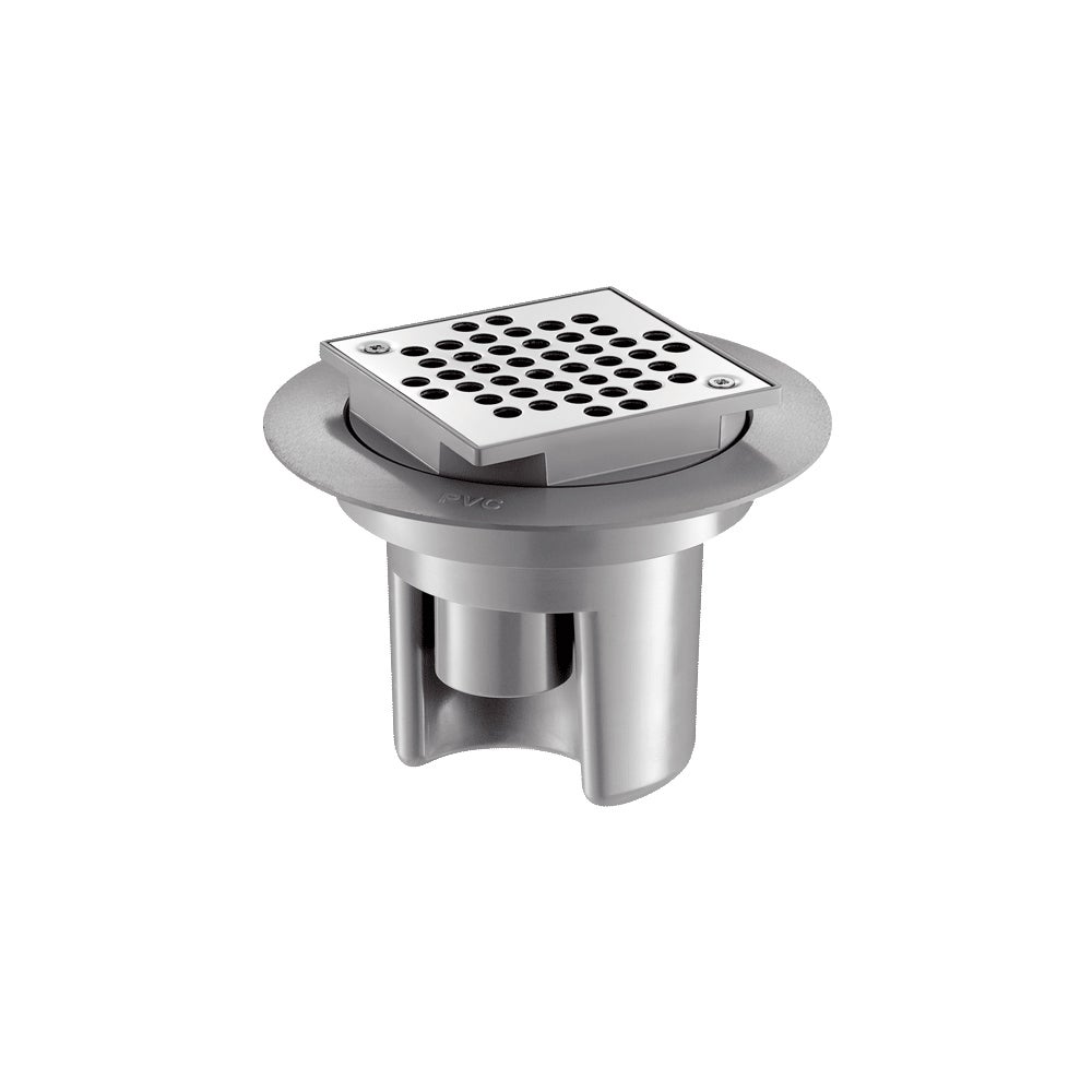 Couvercle De Siphon En Acier Inoxydable Antidérapant - Grille De Drainage Robuste 150x150x20 Mm Pour Extérieur, Jardin, Allée - 5