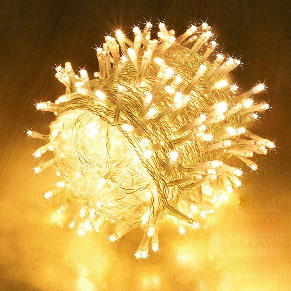 50 m 400 LED Łańcuch świetlny, LED Światło Łańcuch Świąteczny Ciepła biel Na zewnątrz Girlanda świetlna Wodoodporna z 8 trybami Dekoracja na imprezy - 3