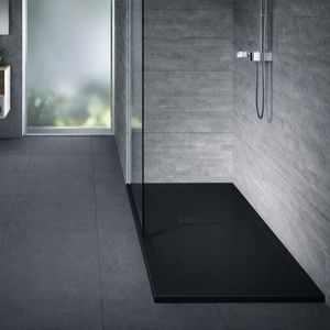 Receveur de douche plat NOVELLINI OLYMPIC PLUS noir 140x90 cm H 4,5cm
