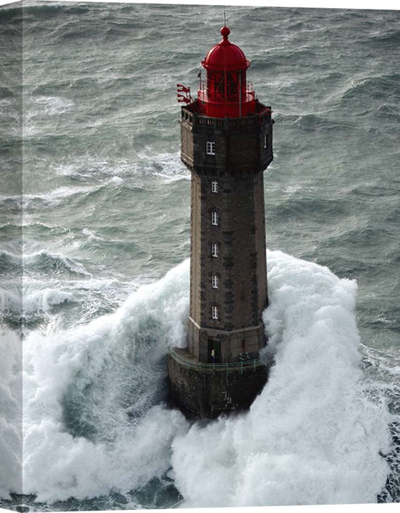 Fotograf a Del Faro En La Tormenta Impresi n Sobre Lienzo Jean 