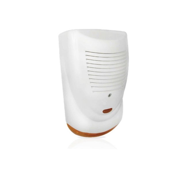 Sirène d'alarme factice intérieure ou extérieure couleur blanc Avidsen