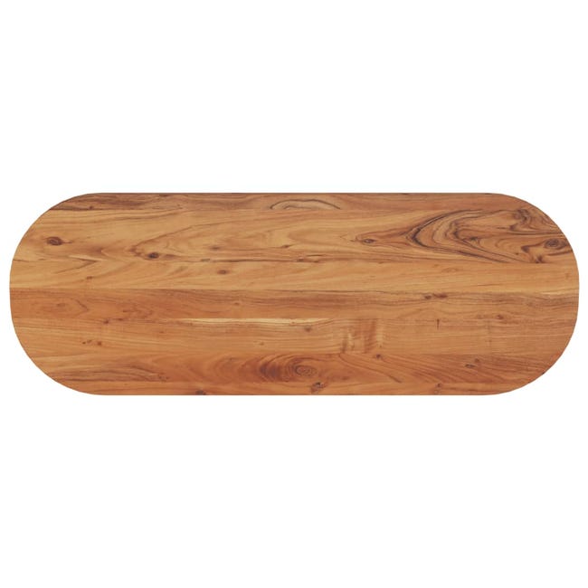 vidaXL Piano da tavolo 100x60x2,5cm rettangolare in legno massiccio di acacia bordo albero vidaXL Piano da tavolo 100x60x2,5cm rettangolare in legno massiccio di acacia bordo albero
