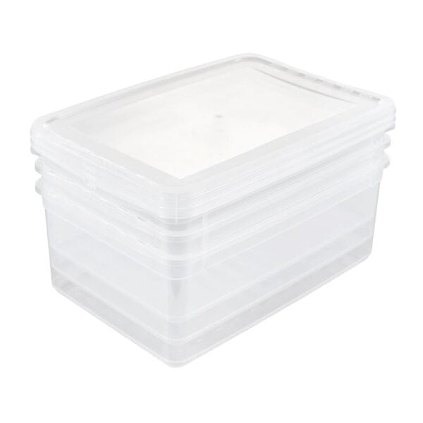 Lot de 3 boîtes de rangement Spécial Vêtements 11 litres - 5