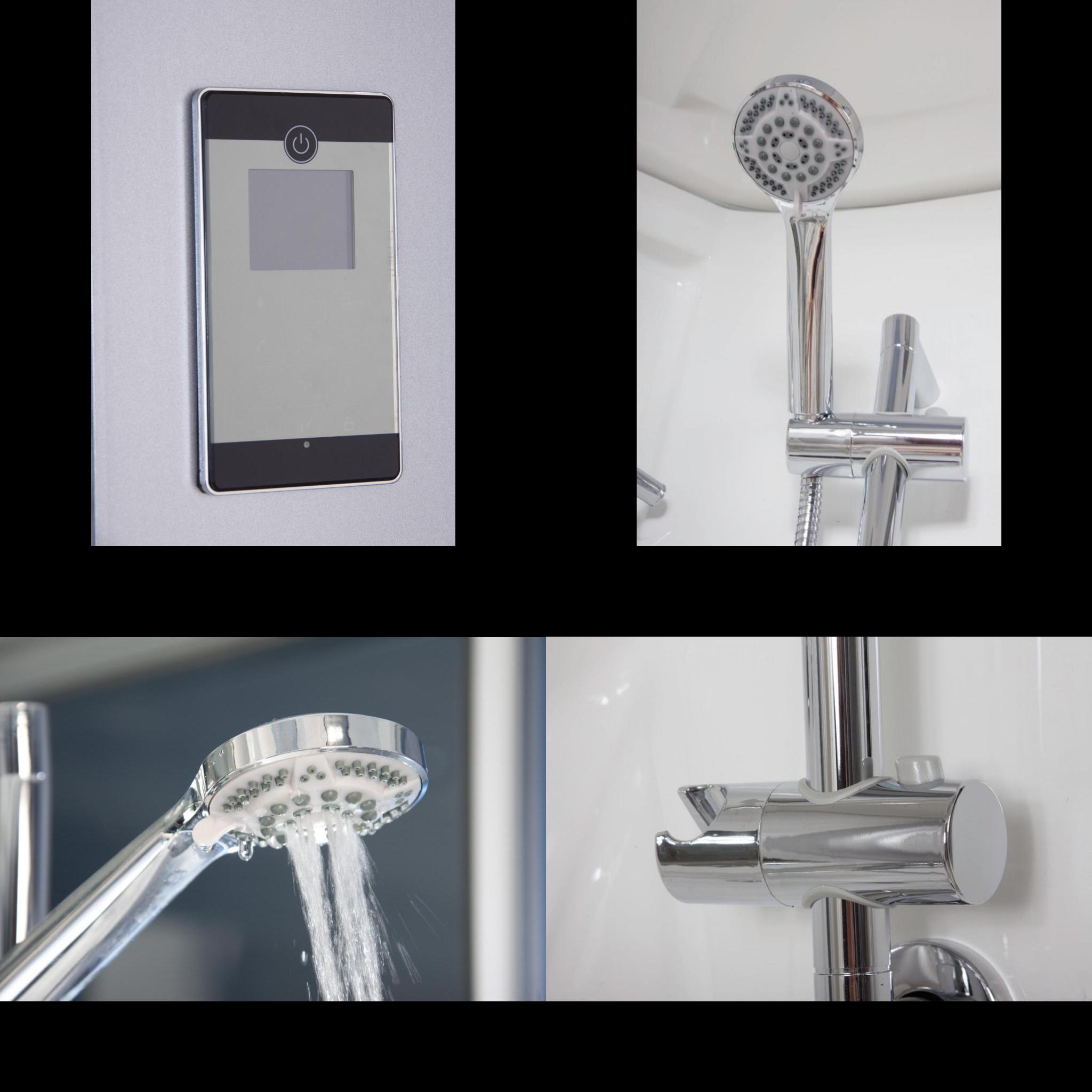 Box Doccia Idromassaggio Elegant 120x90 Sauna, Bagno Turco - 3