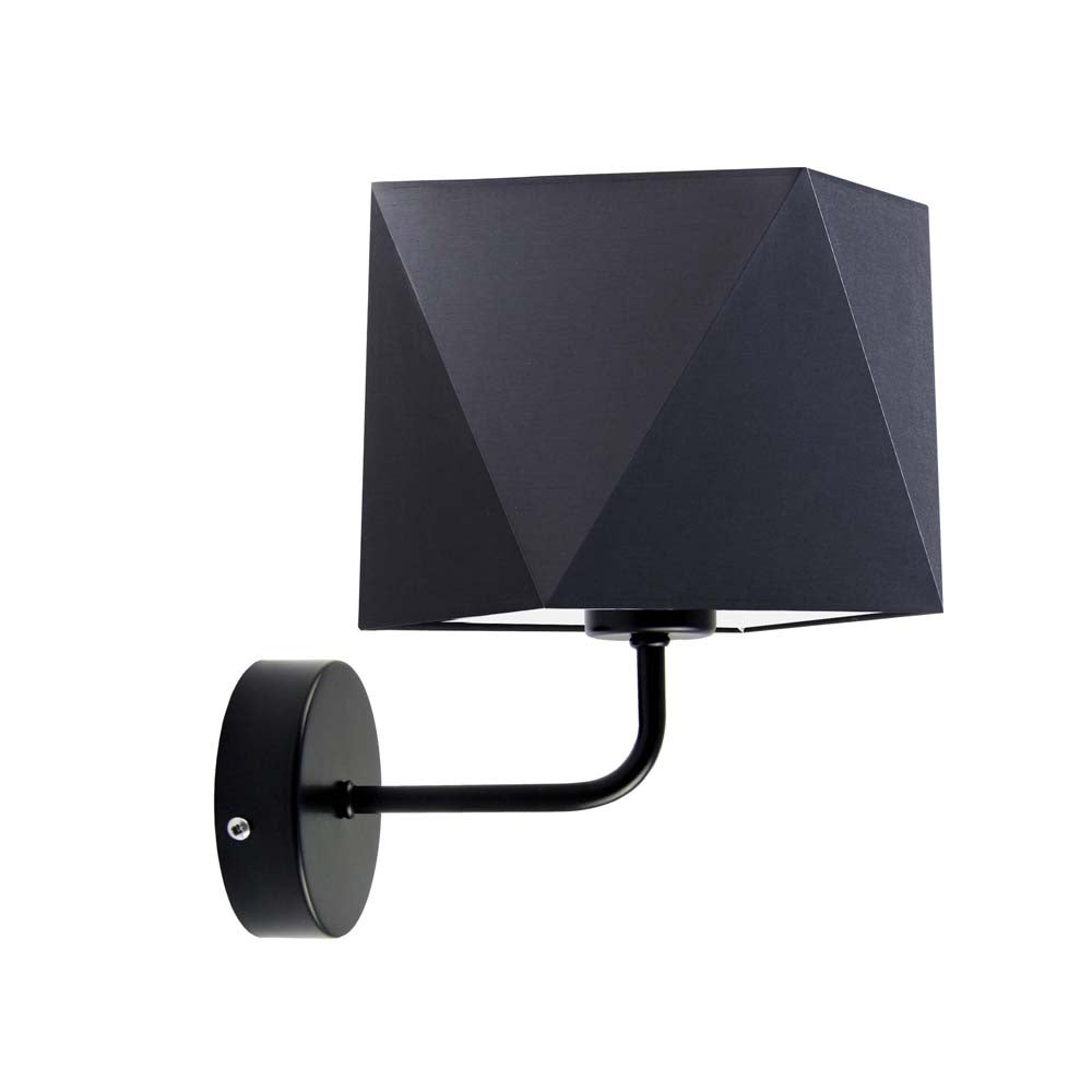 Kinkiet lampa ścienna lampa na ścianę z abażurem diament BURNE