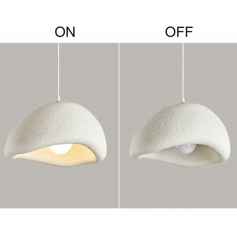 30cm Suspension Moderne pour Salle à Manger Cuisine Îlot Lumière Couloir Restaurant Lampe Suspendue E27 Base Japonais Wabi-Sabi Style Nid D'oisea - 5