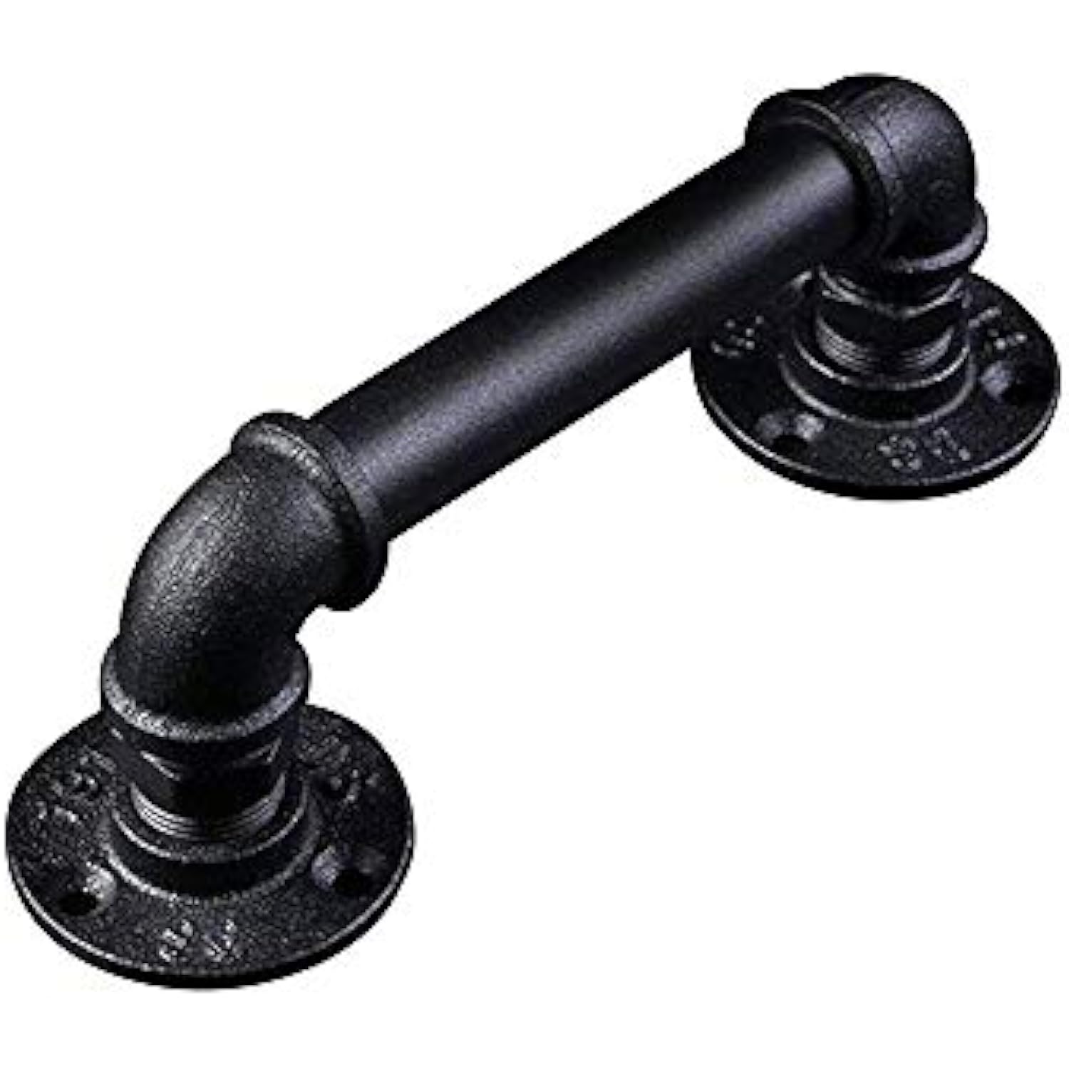 Klamka do drzwi przesuwnych w stylu retro do okuć meblowych do stodoły, 1 szt., czarna klamka do drzwi 30 cm / 12 cali