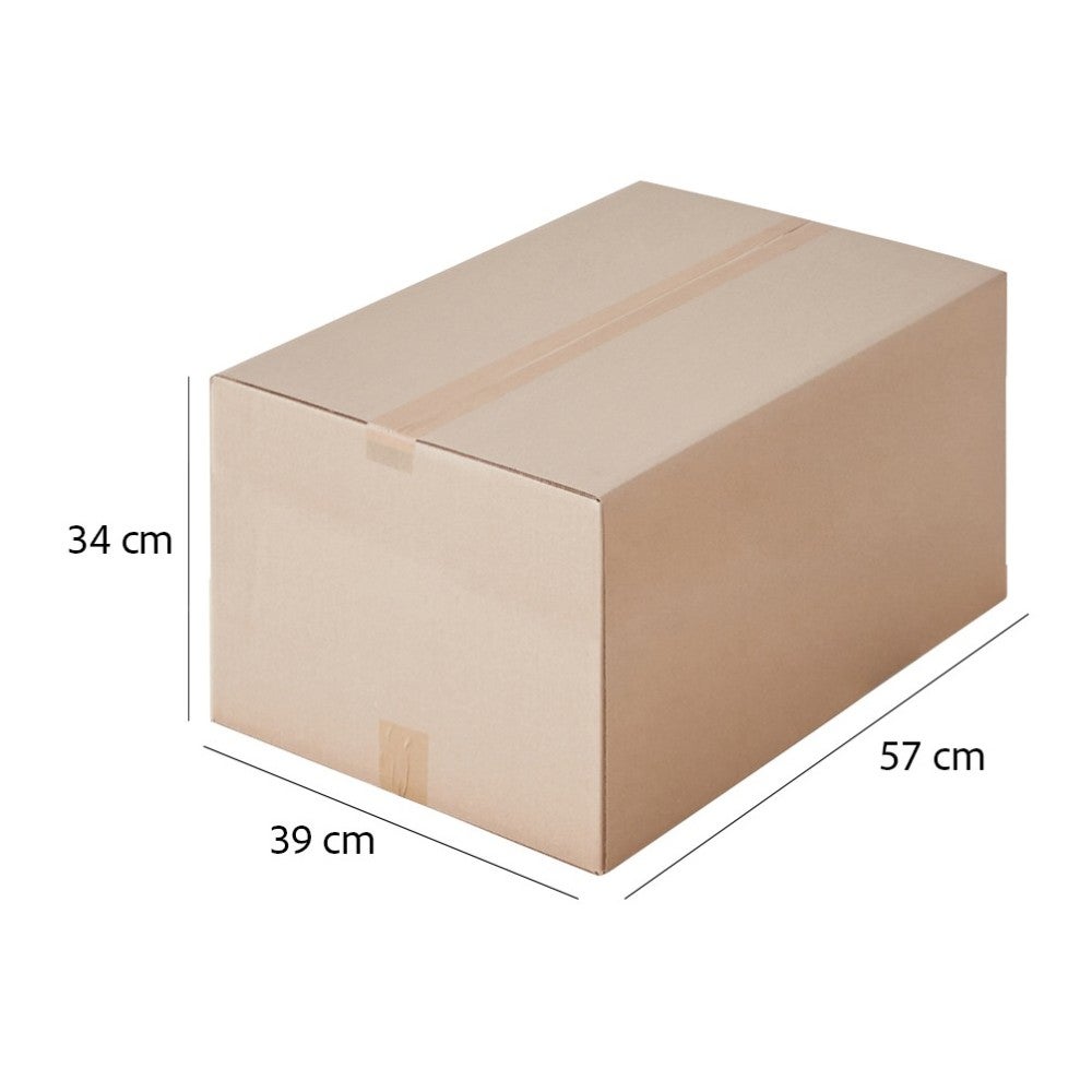 Pack and Move - Lot 20 cartons déménagement seconde main - 57 x 39 x 34 cm - Cartons réemployés - Seconde vie - 1 adhésif offert - 8