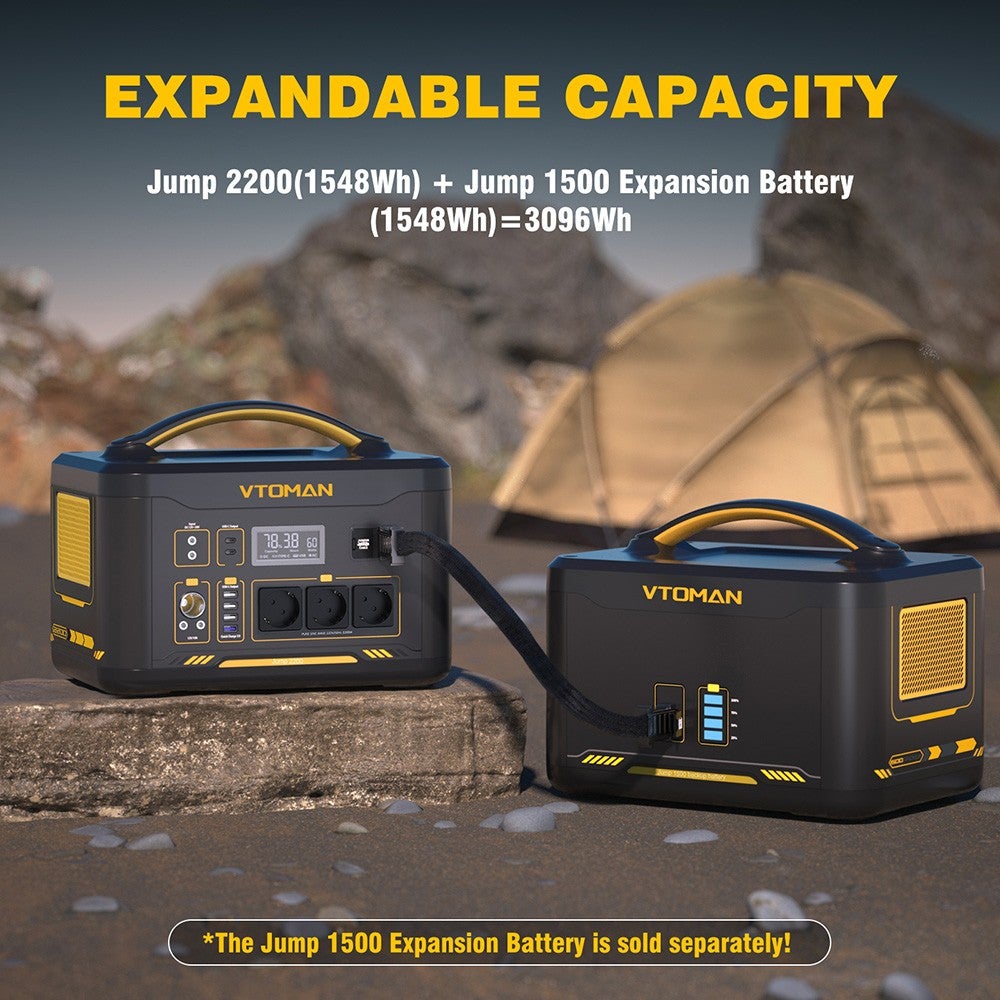 Centrale électrique portable VTOMAN Jump 2200 1548Wh LiFePO4 Battery - 5