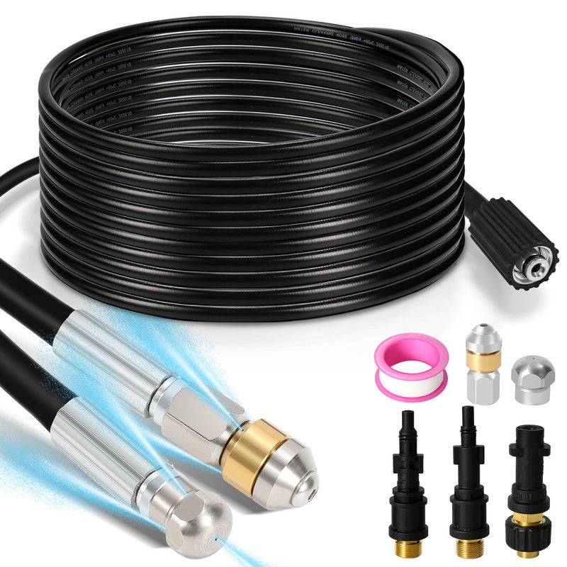 Poweka Tuyau de Nettoyage Haute Pression 20,Copatible avec Kärcher K2