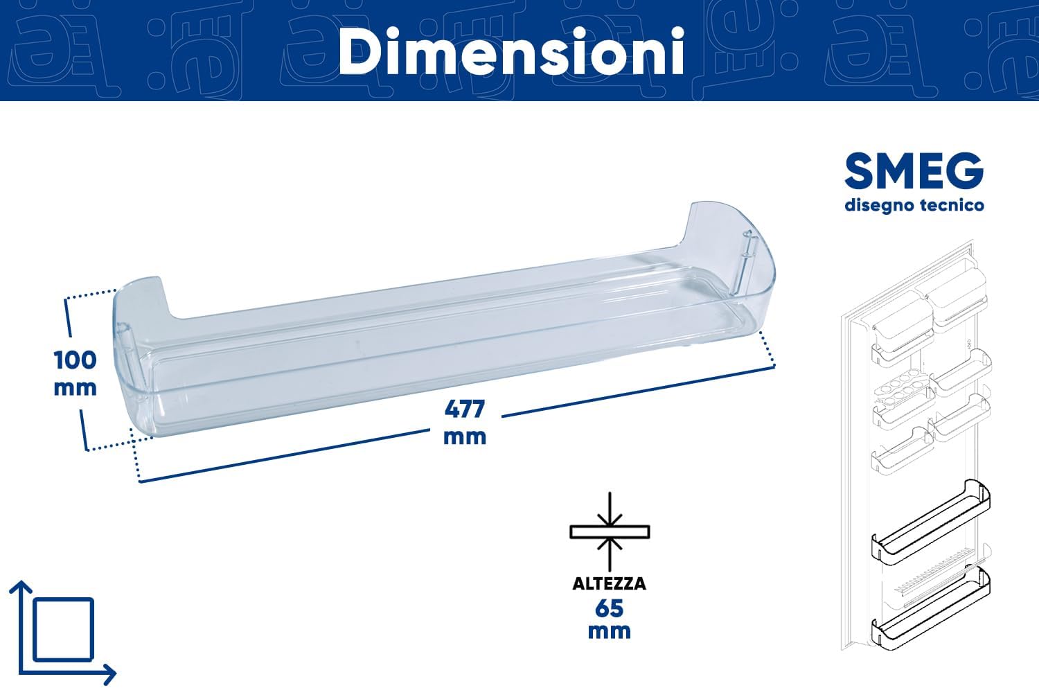 Ripiano Frigorifero Universale Plastica - Foto 9