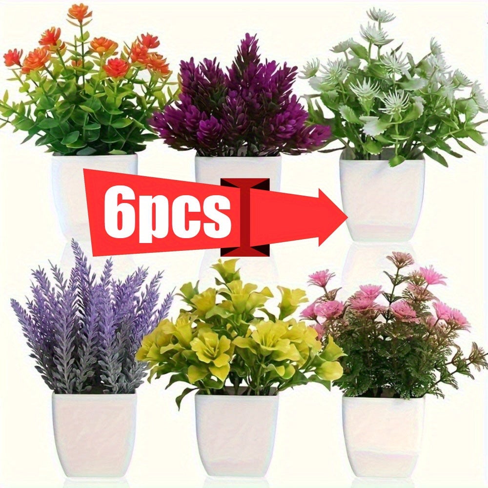 Amaxiu Lot De 20 Mini Plantes En Résine Pour Maison De Poupée - Échelle 1:12, Bacs De Fleurs Miniatures, Modèle De Jardin Et Décoration Intérieure - Hauteur 2,3 à 6,5 Cm