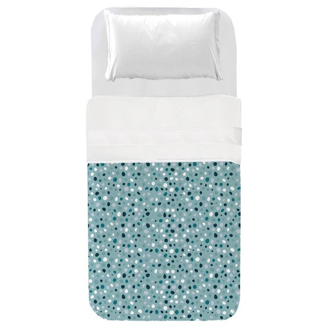 Couvre-lit Pompas Bleu