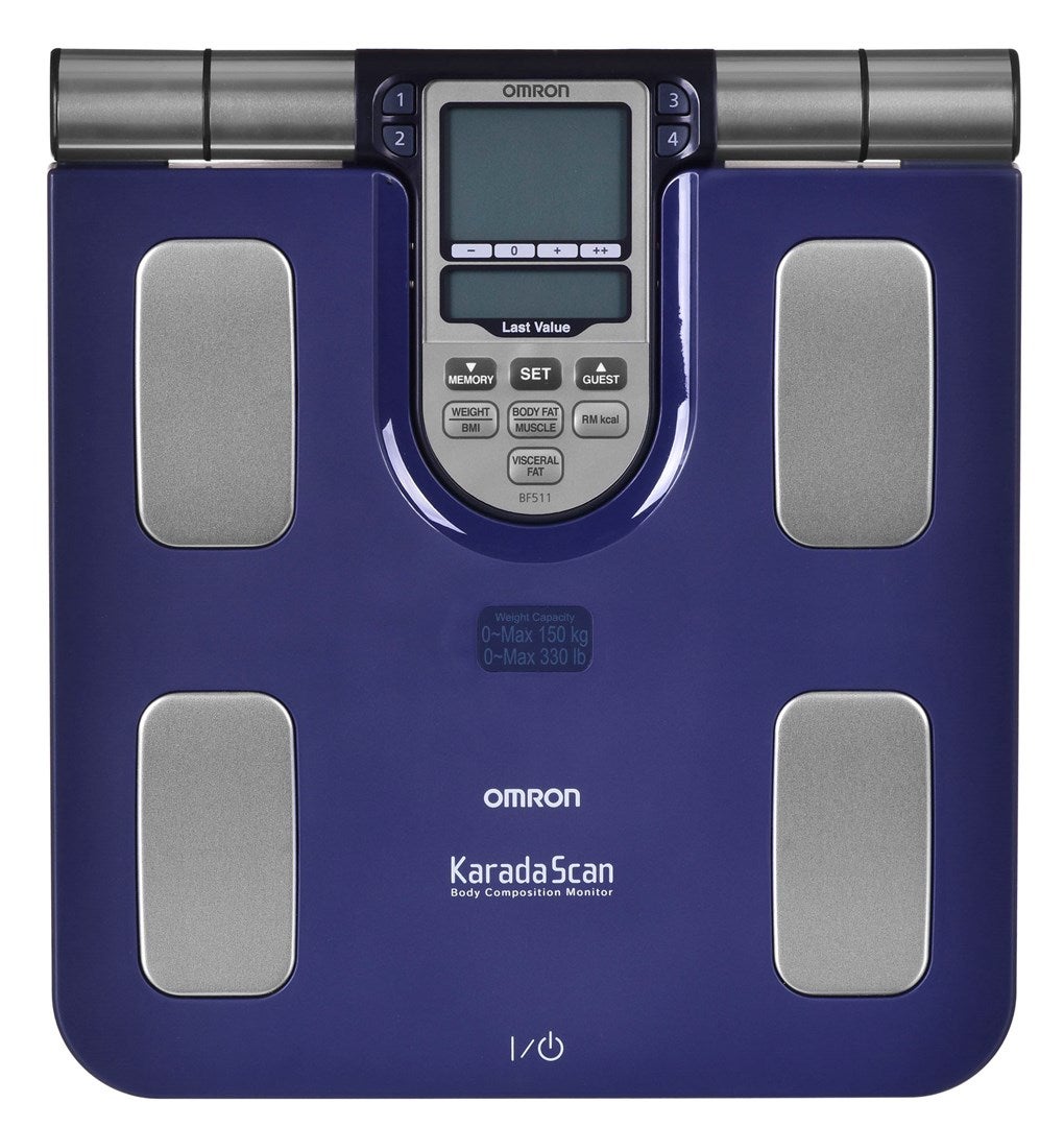 Omron BF511 Cuadrada Azul Báscula personal electrónica - 2
