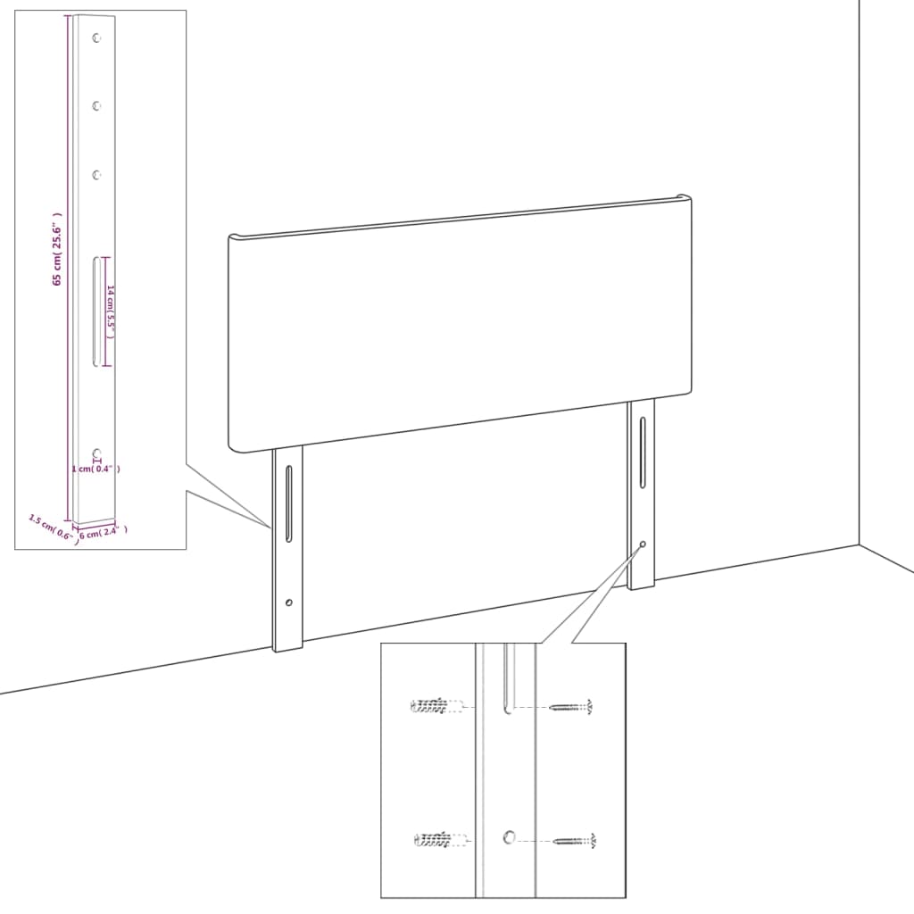 Cadre de lit sans matelas velours gris foncé 200x200 cm — COMFORTXL - 9