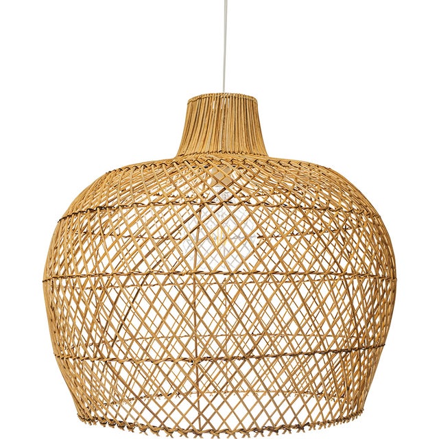 Lámpara Colgante de Ratán Natural Estilo Boho Bali - Thian