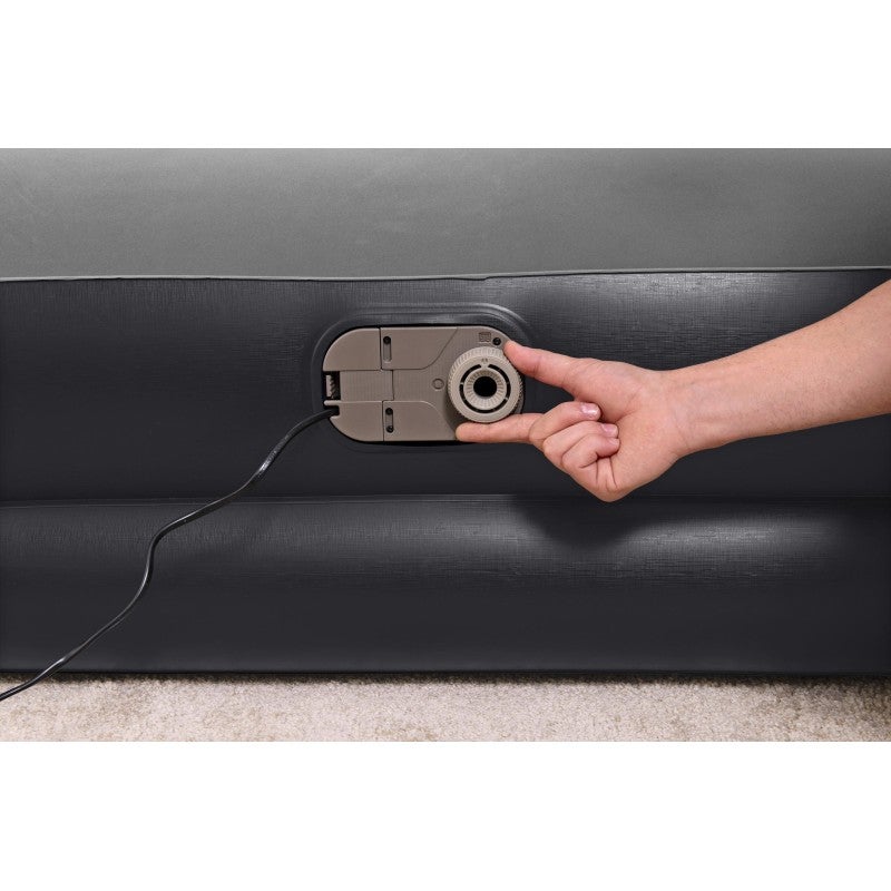 Bestway Matelas gonflable 2 personnes 203 x 152 x 46 cm avec pompe électrique intégrée coloris noir - 5