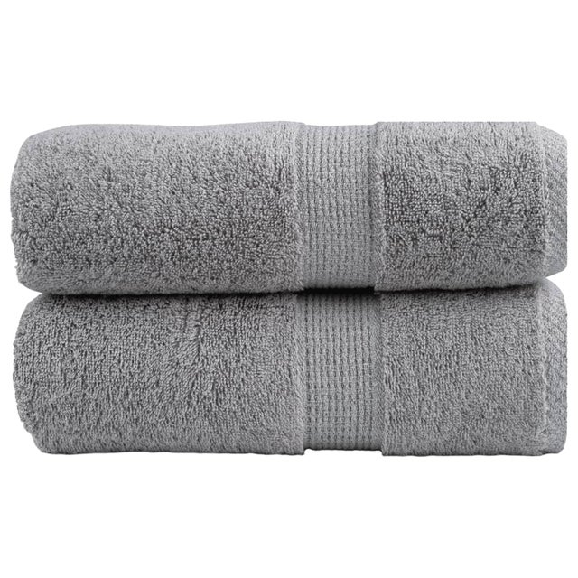 Ręczniczki premium, SOLUND, 2 szt., szare, 30x50 cm, 600 g/m² vidaXL