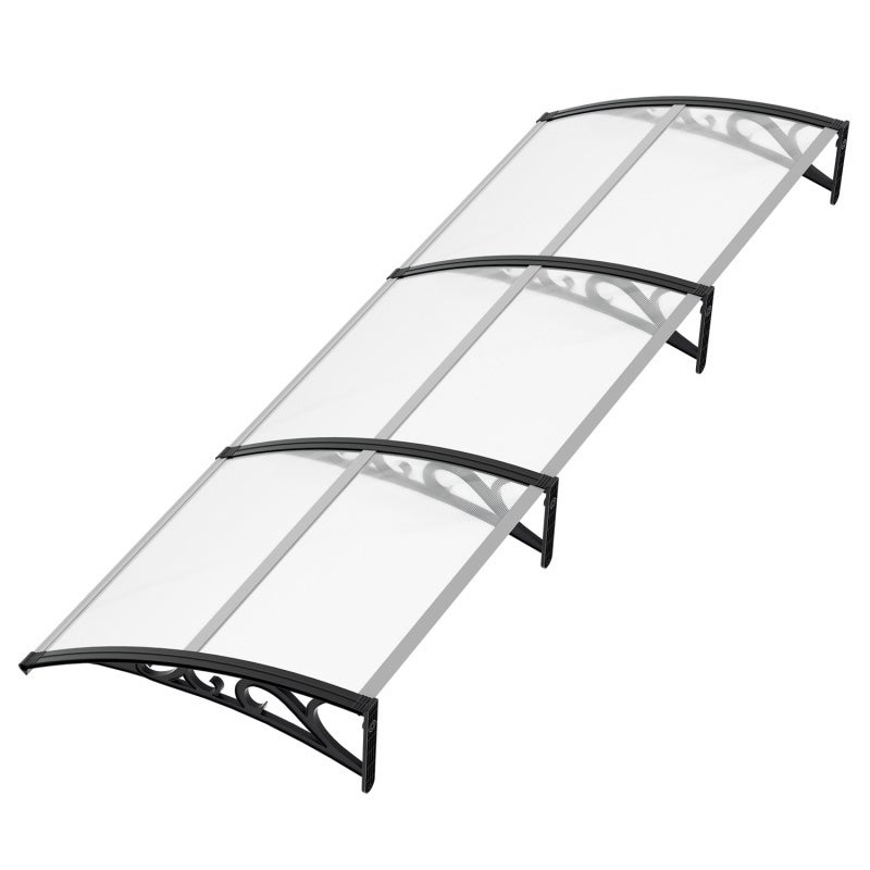 Baldachim na drzwi Baldachim aluminiowy Baldachim na drzwi zewnętrzne i okna Płyta ochronna 100 x 300 cm