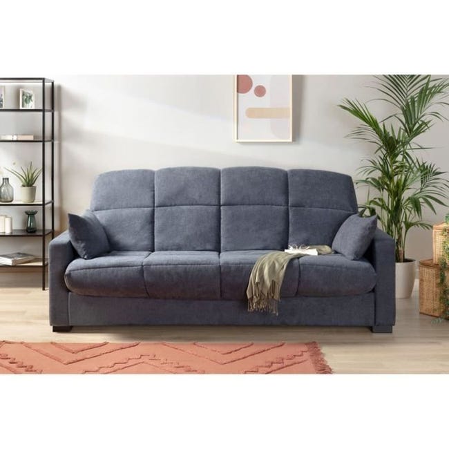 Divano letto sfoderabile grigio chiaro 180x95cm - None Divano letto sfoderabile grigio chiaro 180x95cm - None