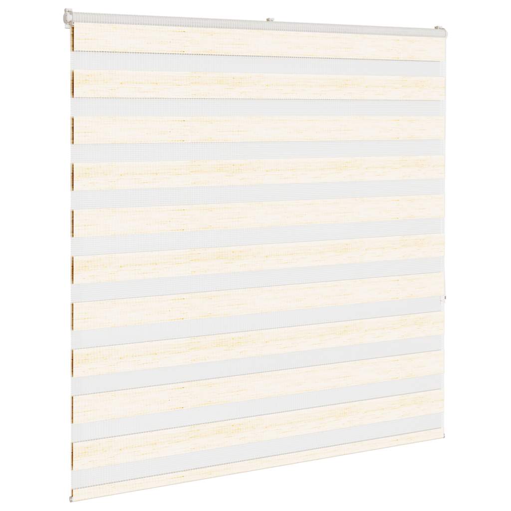 Estor cebra beige mármol tejido ancho 135,9 cm poliéster - 3