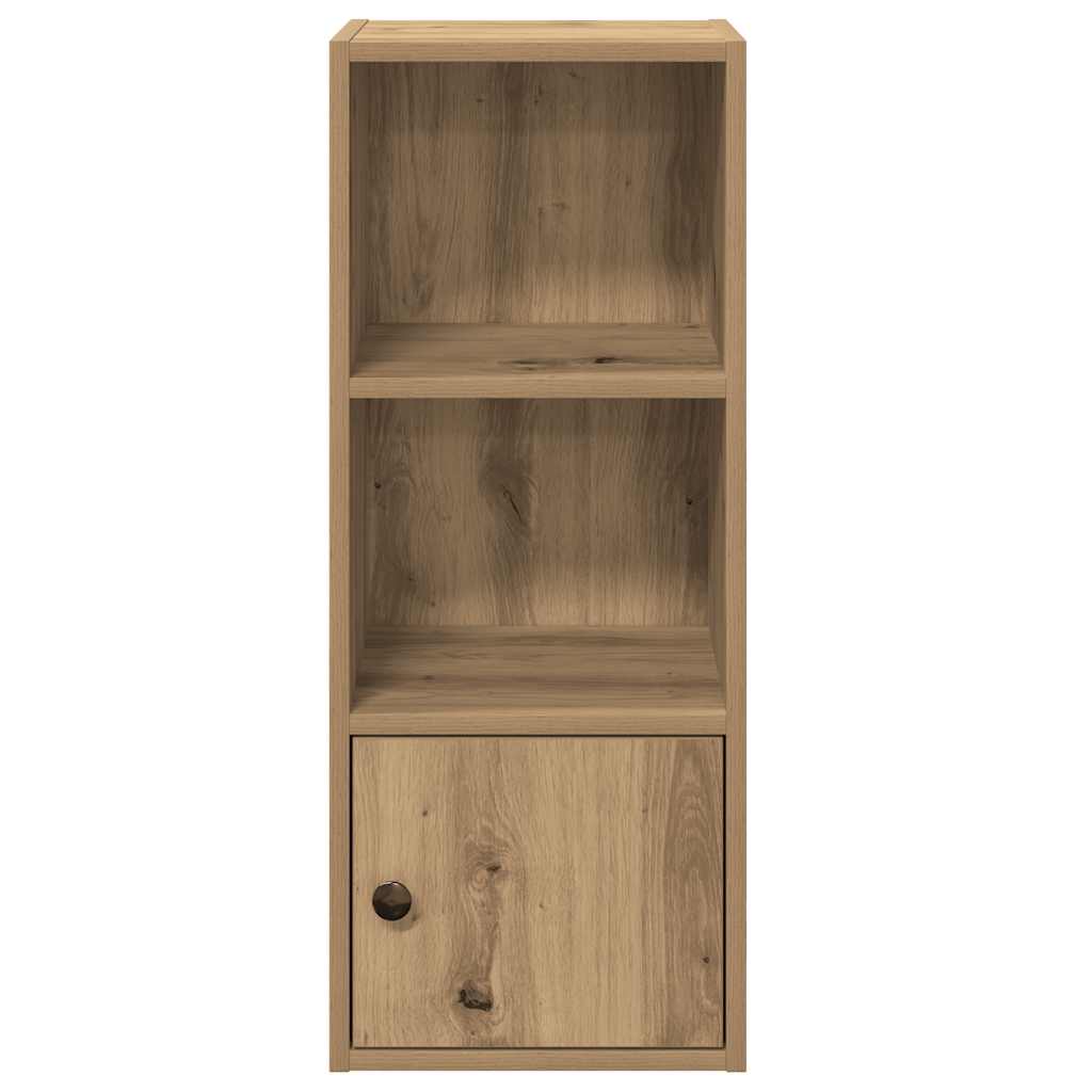 Bibliothèque pour Bureau en Bois Marron H. 77 x l. 31 x P. 24 cm - 5