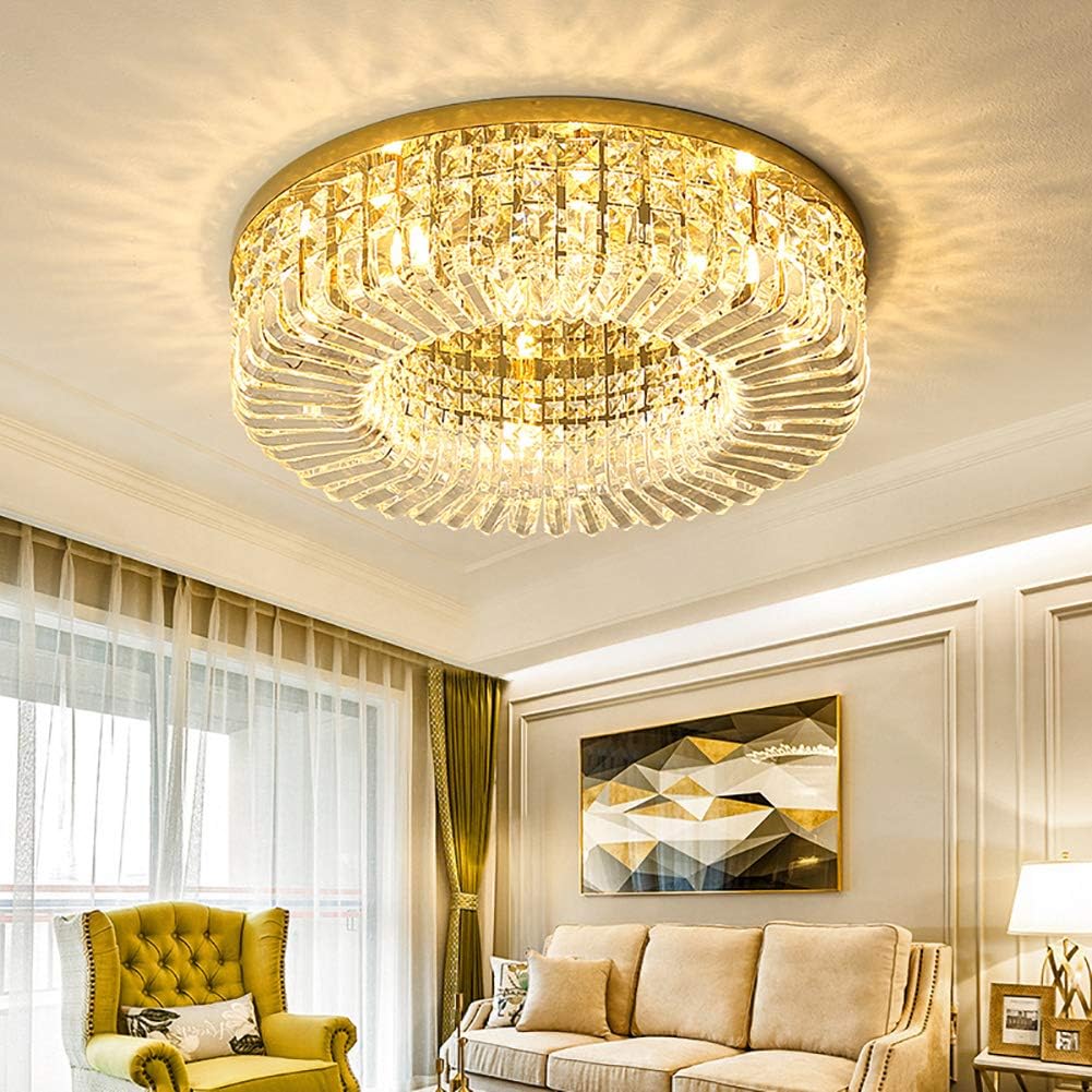 Plafonnier rond moderne, plafonnier encastré LED, température de