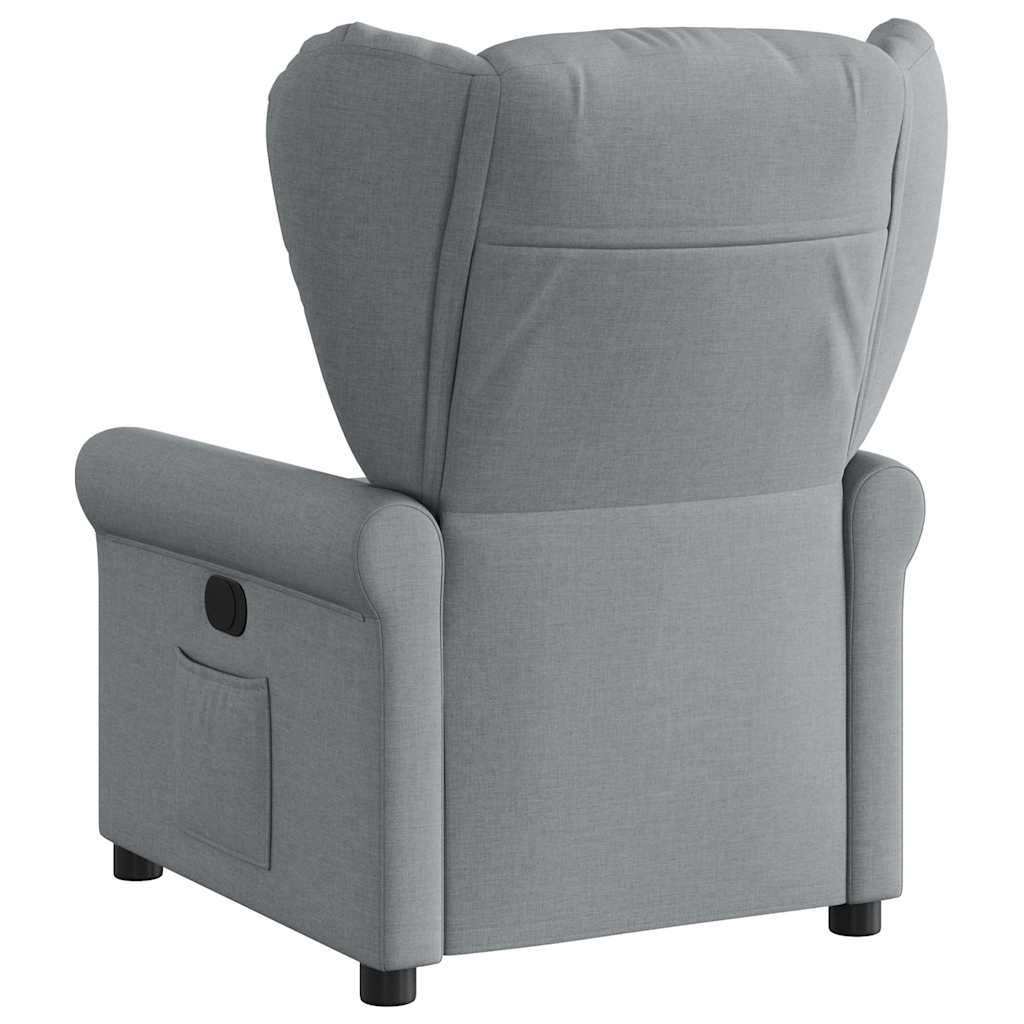 Fauteuil de télévision | Fauteuil inclinable Gris clair Tissu CFW861067 - 5