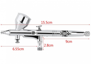 Aerografo Professionale Per Nail Art - Compressore Silenzioso Con Aeropenna E Stencil | Carry V
