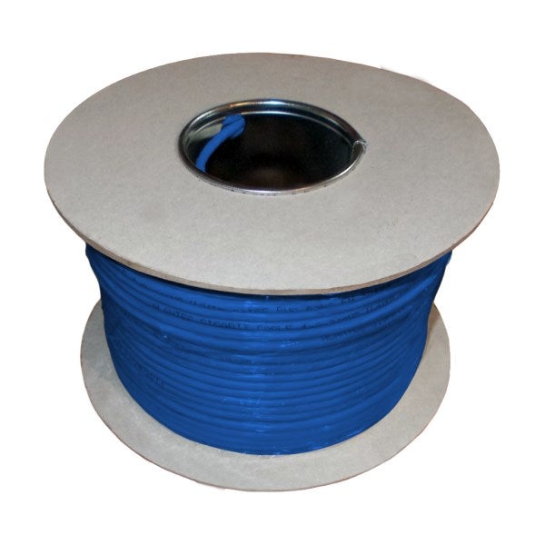 Kabel sieciowy U/UTP kat.5e skrętka 4x2x0,48mm wewnętrzny PVC niebieski linka Alantec 100m