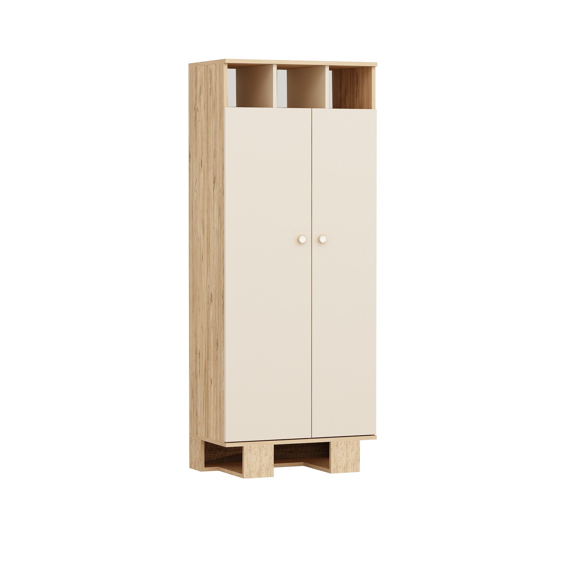 Lot 4 Chaises Pliantes Scandinaves - Dossier Et Repose-Pieds - Fausse Fourrure Blanche