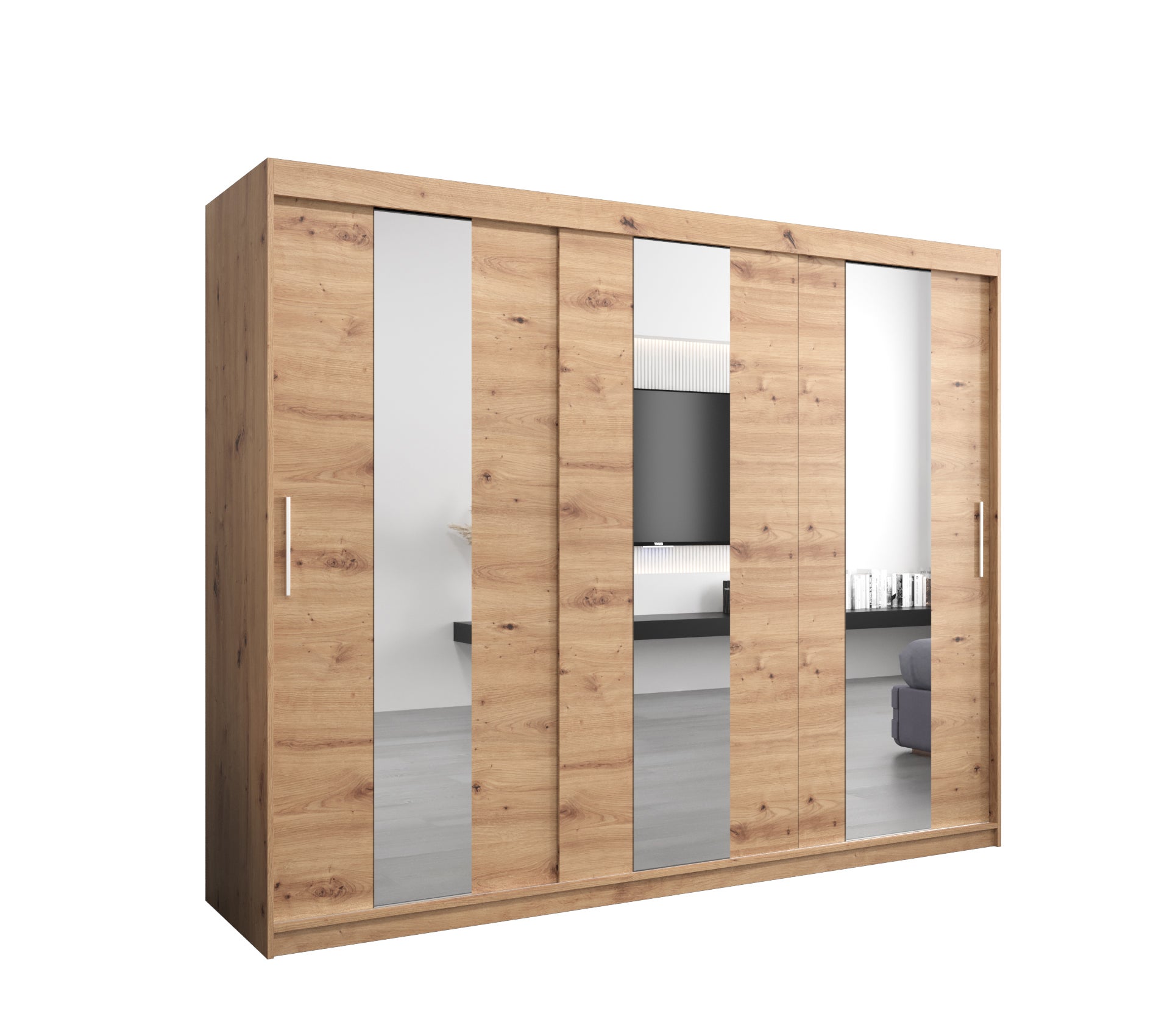 Szafa przesuwna garderoba POLE 250 x 62 x 200 cm Artisan - Abiks Meble