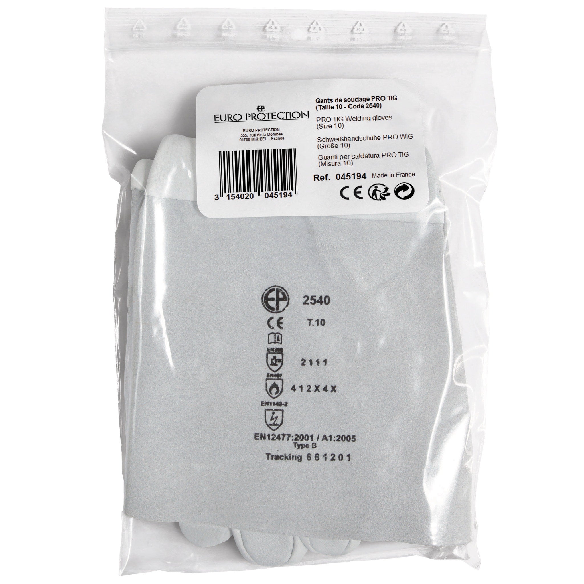 Gants de soudage ARGON PRO TIG (taille 10) - 3