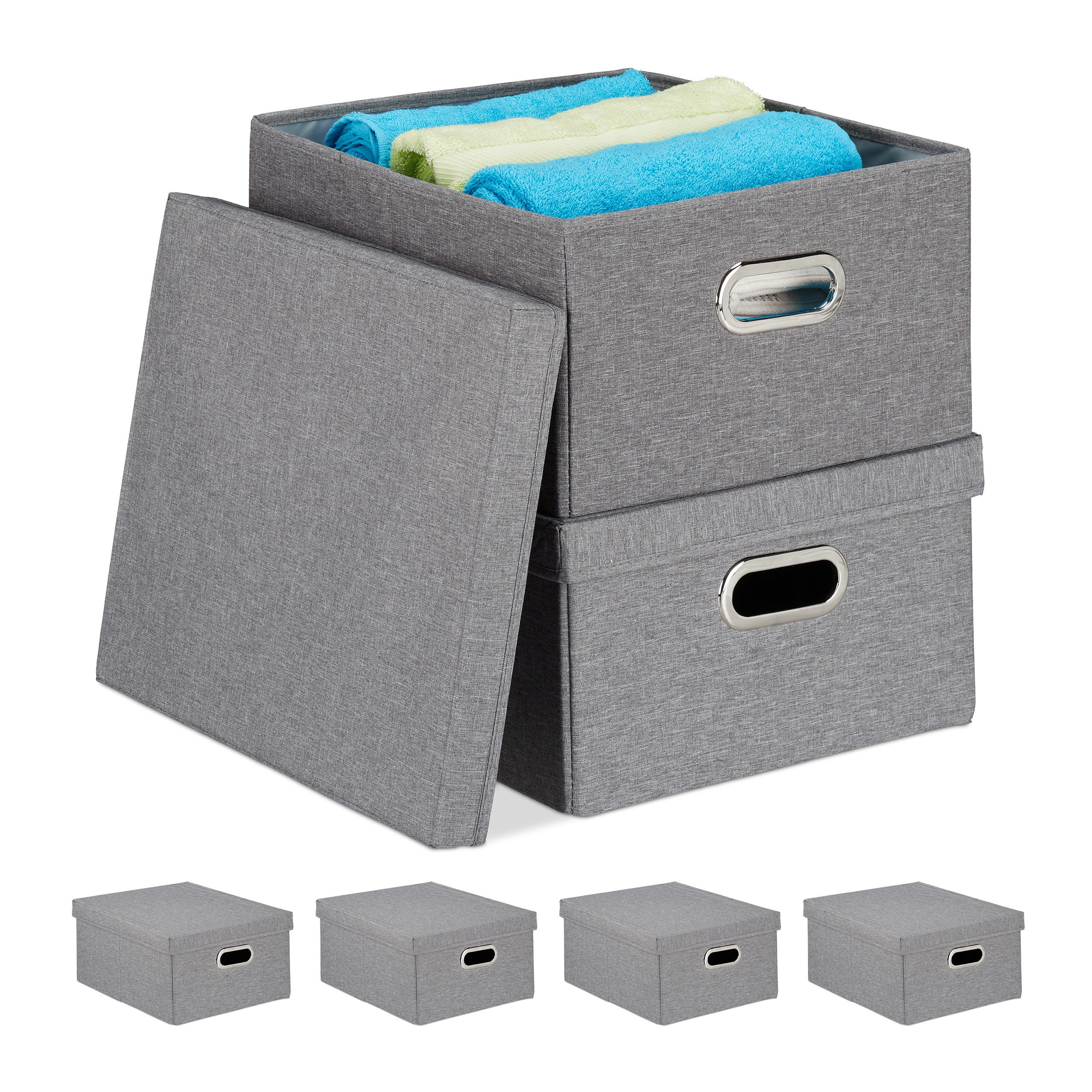 Con Tapa Cajas De Ikea Para Guardar Ropa Cajas Almacenaje 33x33