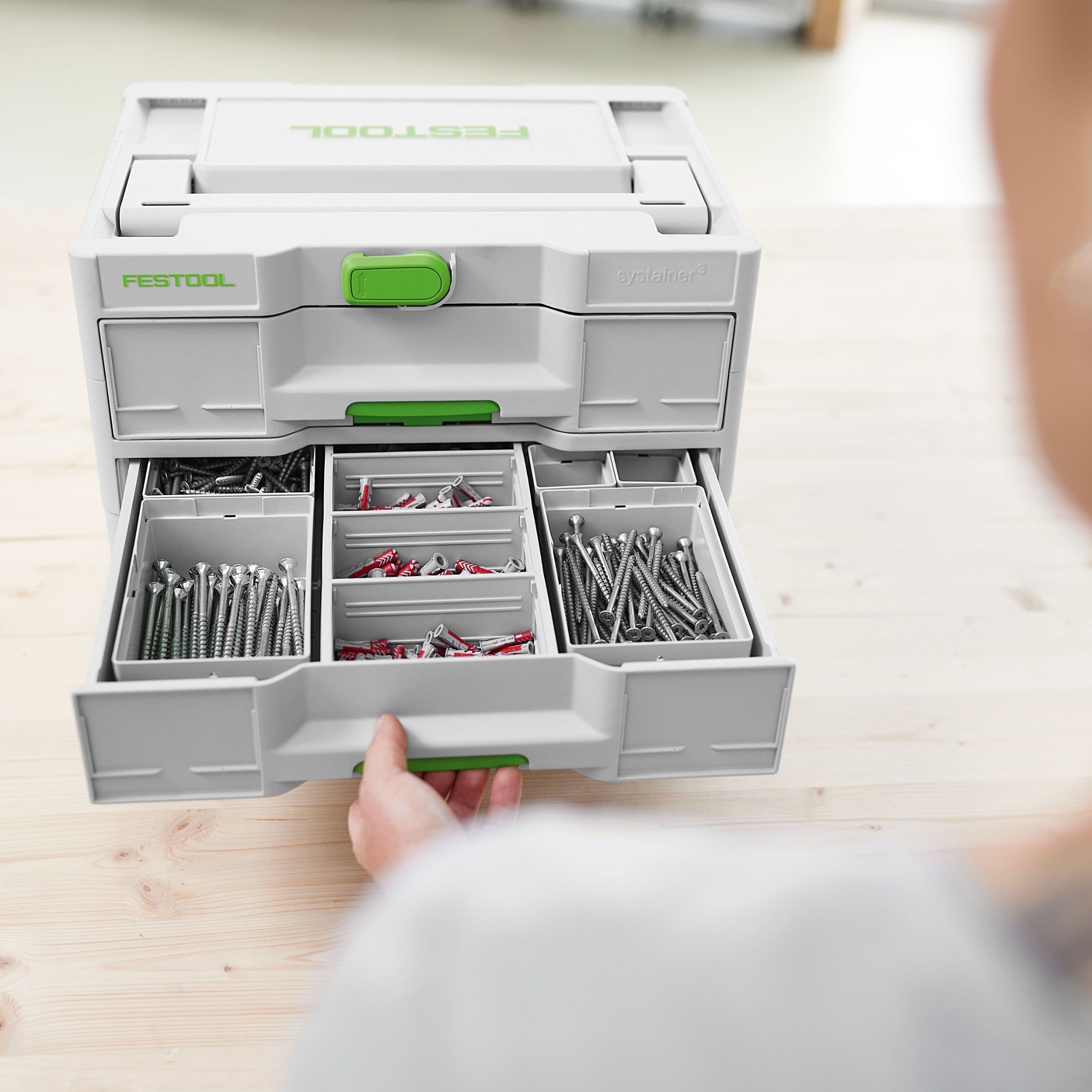 Festool - Sortainer SYS3-SORT/3 M337 avec 3 tiroirs - 577769 - 3