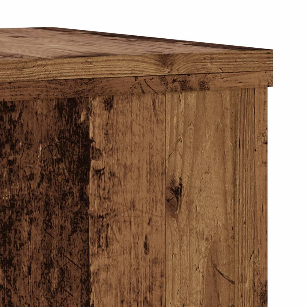 Support de plantes, 2 pièces, bois ancien, 20 x 20 x 30 cm - 7