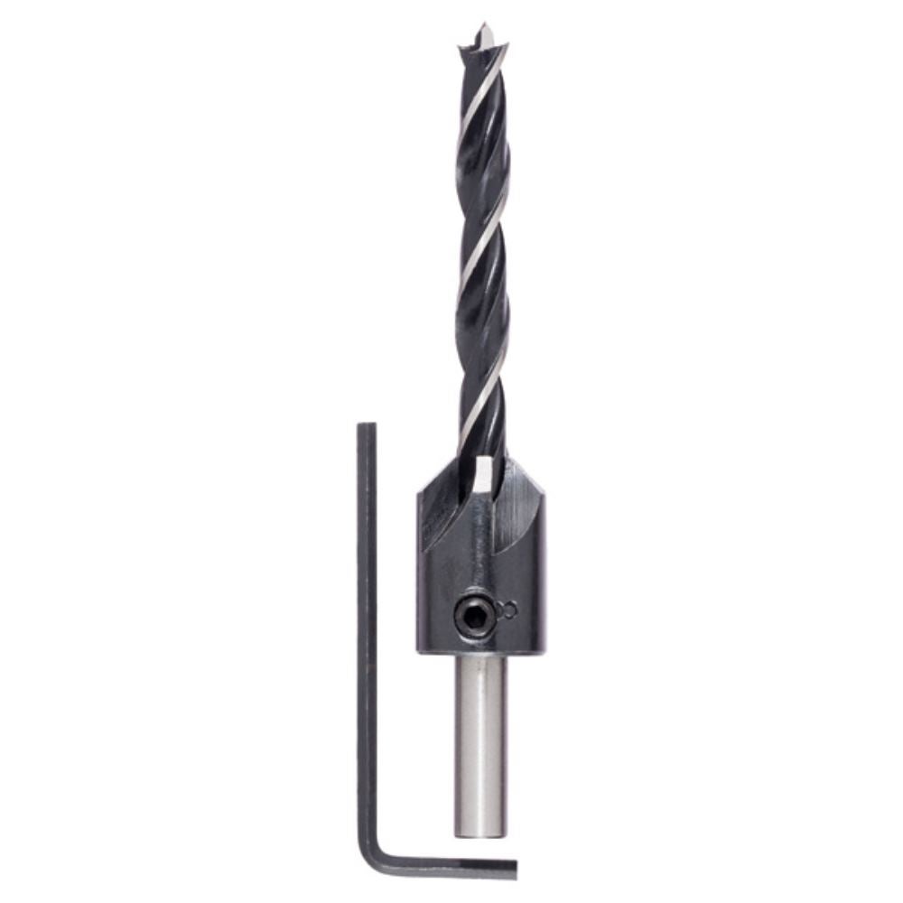 Wiertło spiralne do drewna Bosch z pogłębiaczem 90° 7 mm - 2608596394