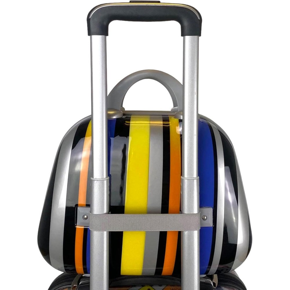 Nécessaire para bagagem de mão, cabine, adequada para Ryanair e Vueling, estampada (multicolor) - 4
